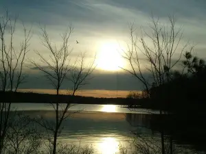 lake-sunset